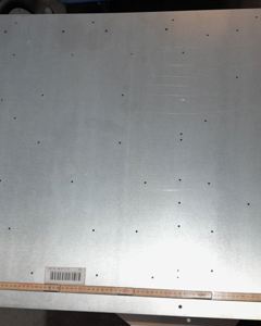 Mounting plate 1056x852x350 Schneider Poly w/hole